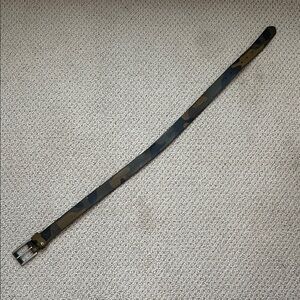 Nixon Men's Camouflage Leather Belt - Olive Green - Size Medium